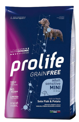 Prolife Grain Free Adult Sensitive Mini Sogliola Patate